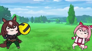 [ Uma Musume: Pretty Derby 聳动漫] Dog lovers play catch with Ulala.