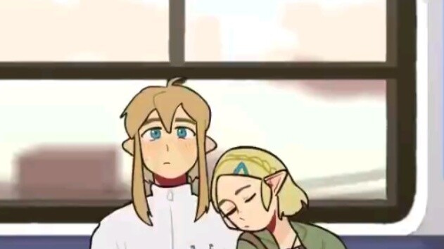 Zelda x Link】 Kritik yang manis! Animasi Doujin suka kereta bawah tanah (๑❛ᴗ❛๑)