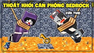 Siro Và Noob Ruby Thử Thách Giải Mã Thoát Khỏi Căn Phòng Bedrock Siêu An Toàn Bằng IQ 2000