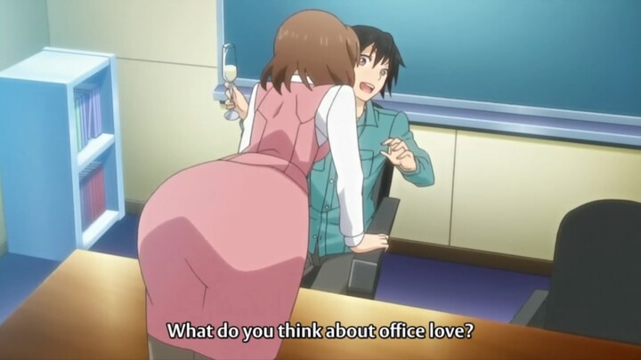 18+ anime sex in office
