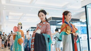 【汉潮】魔都中秋汉服巡游&快闪/新世界大丸百货/活动/现场/高清剪辑版