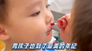 When the kid is quiet, they're definitely up to no good...