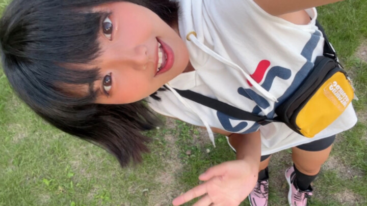 Ayo jalan-jalan bersama di senja keemasan musim panas～ Vlog karnaval dengan balon Cthulhu! Tapi si a