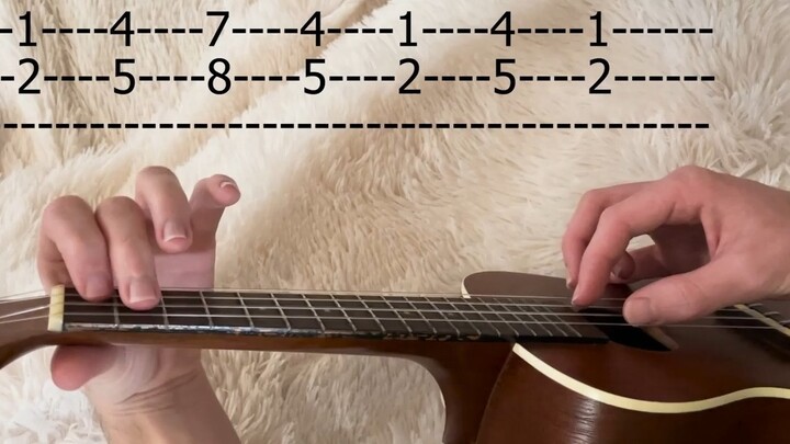 [Repost] SpongeBob SquarePants - Grass Skirt Chase // Ukulele Tutorial