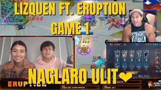 LIZQUEN NAGLARO ULIT NANG ML KASAMA SI ERUPTION GAME 1