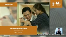 MESSAGE: Sa Tamang Panahon: The Alex Calleja Story • May 3, 2025 | Magpakailanman