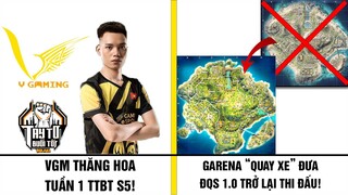 Free Fire | VGM Thăng Hoa Tuần 1 TTBT S5, Garena "Quay Xe" Đưa Đảo Quân Sự 1.0 Trở Lại Thi Đấu!