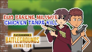 PUBG ANIMATION, Duo Bareng MILYHYA, Chicken Dinner Tanpa K1!L