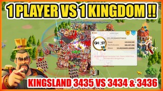 1 PEMAIN VS 1 KINGDOM WAR KINGSLAND 3435 VS 3434 & 3436 ROK !!