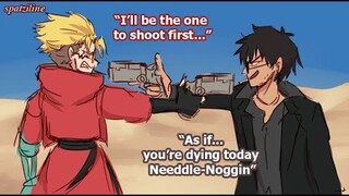 Vash Confession to Wolfwood [Trigun Stampede Comics]