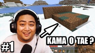 PINASOK KO MUNDO NG MINECRAFT WITH 3% KNOWLEDGE | PAPAKEN'S MINECRAFT