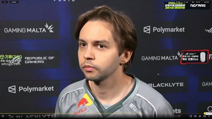 A Russian cs2 player interview cary say:idk idk