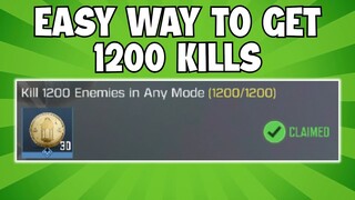 *TIP* HOW TO COMPLETE 1200 KILLS ENEMIES IN ANY MODE!!! | COD MOBILE