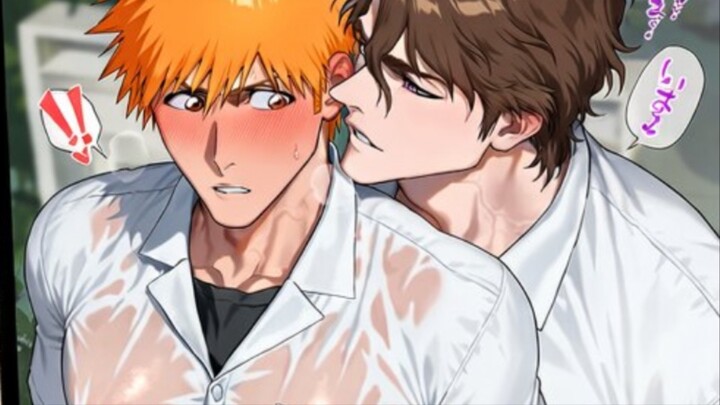 Boy love Bleach Aizen TOP Ichigo bott0m🥵