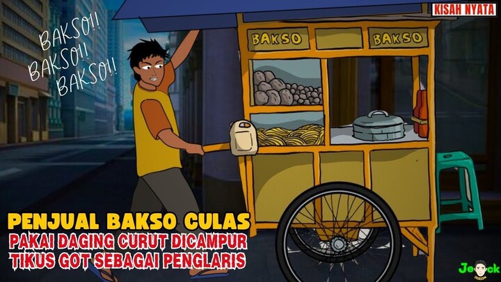 AZAB PENJUAL BAKSO CULAS PAKAI DAGING CURUT DI CAMPUR DAGING TIKUS GOT SINET