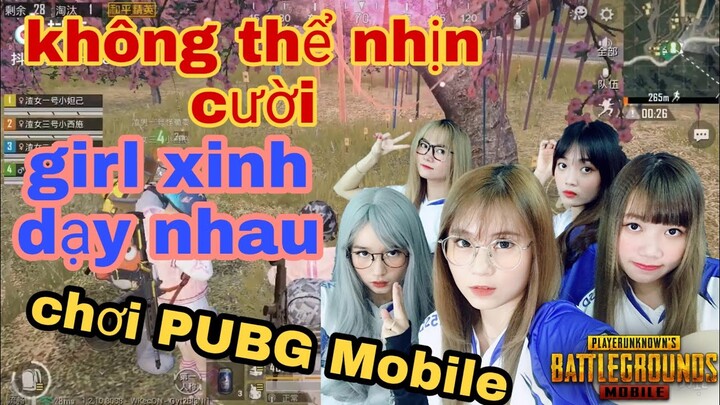 Cười không nhặt được mồm khi cái chị em siêu dễ thương dạy nhau chơi | PUBG Mobile