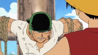 Saat Zoro pertama kali bertemu Luffy