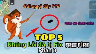 Free Fire | TOP 5 lỗi đã bị Fix Trong Free Fire ( Phần 3 ) | Đăng SÓC TV