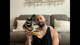 Rick Owens Dunk Restoration, Resole, and Unyellow