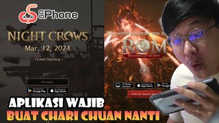 APLIKASI WAJIB PERSIAPAN NIGHTCROW BUAT AFK GRIND ! UG PHONE ! SIAPKAN DIRI KALIAN !!