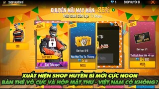 Free Fire| Shop huyền bí bán thẻ vô cực hộp nâng cấp sách rampage giá rẻ- VN có không?