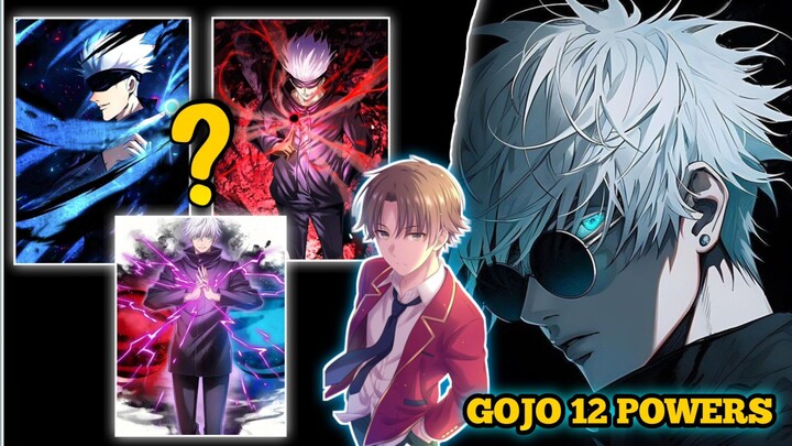 Gojo SATORU 12 Powers / Explained /🌟