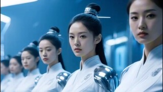 Một nữ tu sĩ của phái Hehuan, một tu sĩ phàm trần