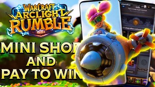 MINISHOP CLARIFICATION - Warcraft Arclight Rumble