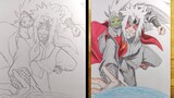 How to Draw Master Jiraya - [Naruto]