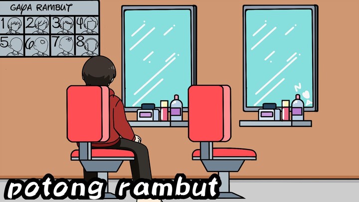potong rambut || komedi