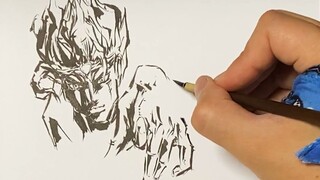 [Lukisan] Menggambar karakter dari <JoJo's Bizarre Adventure>