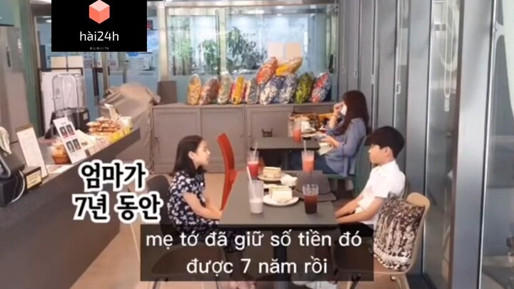 Phản ứng khi chứng kiến màn làm quen của 2 đứa bé 7 tuổi p2 #haihuoc