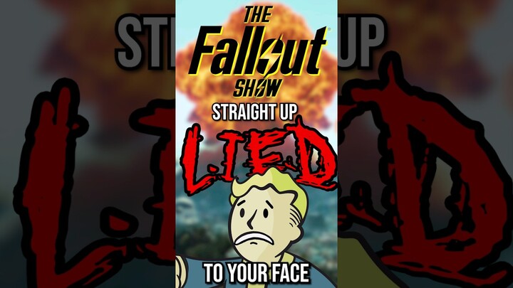 Fallout LIED To You 😱! #shorts