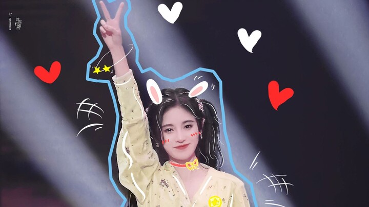 【Ju Jingyi】《Love Is Not Blind》Super sweet twin ponytail vertical screen focus♥