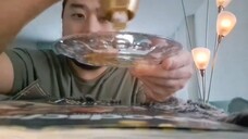 ASMR Finger Lick Honey & Magazine Page Turning