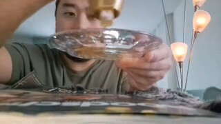 ASMR Finger Lick Honey &  Magazine Page Turning