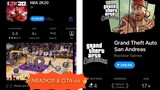NBA2K20 ios & GTA San Andreas     Discounted