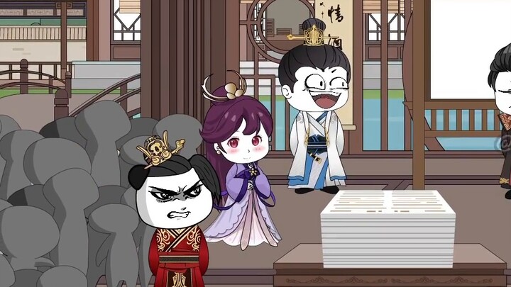 The man was driven out of the palace by his brother, and he invented paper#Original animation#Origin