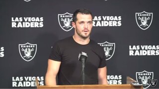 Derek Carr on being 0-3 Raiders: "The overall feeling of losing is what breaks my heart."