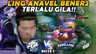 BRO ANAVEL DIKASIH LING, RBL BECANDAA?!! BENER2 DIKASIH PELAJARAN COY - RBL VS EVOS MATCH 2