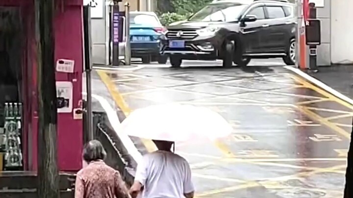 We saw her get caught in a rainstorm—maybe she’s been caught in the rain her whole life.