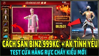 Test Cửa Hàng Rực Cháy Kiểu Mới Săn Gói Nhà Thơ 999KC Hành Động Bạn Là Nhất || Free Fire