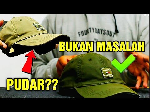 MENGATASI PUDAR PADA TOPI DAN SEPATU ANDA