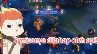 Semuanya dilahap oleh api!