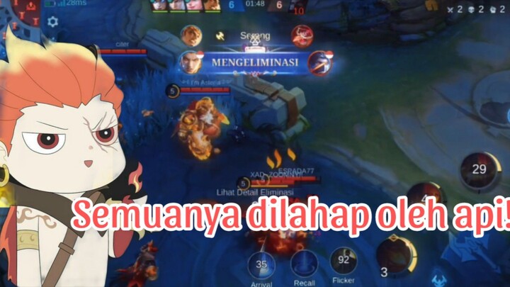 Semuanya dilahap oleh api!