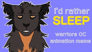 i'd rather sleep • animation meme (epilepsy/eye strain)