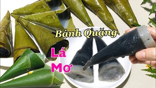 BÁNH LÁ MƠ- Món bánh quê làm từ Bột Gạo mềm dẻo béo ngậy cộng thêm hương thơm đặc biệt từ lá Rau Mơ