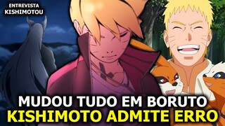BIZARRO! KISHIMOTO ADMITE ERRO EM NARUTO E BORUTO!