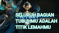 [TA] SELURUH BAGIAN TUBUHMU ADALAH TITIK LEMAHMU