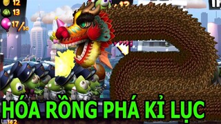 HÓA RỒNG THẦN PHÁ KỈ LỤC ĐIỂM 142 NÃO THỬ THÁCH 30 BÓNG BAY TRONG TỰA GAME ZOMBIE TSUNAMI THÀNH EJ